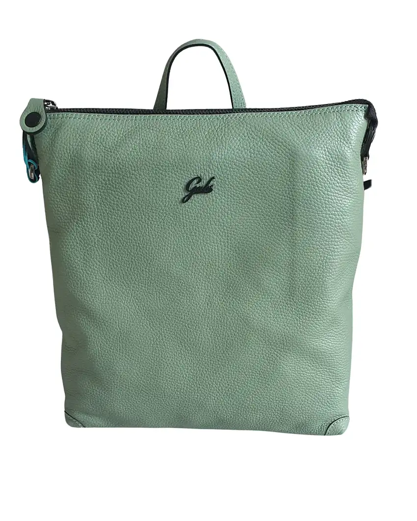 Gabs Zainetto Icon Black Pelle Verde