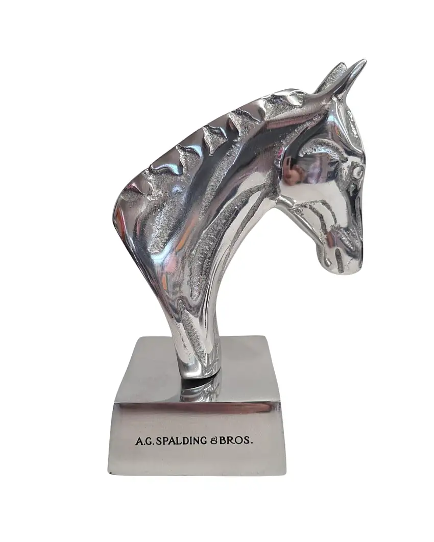 A.g.spalding&bros. Fermacarte Da Ufficio 'testa Di Cavallo' Argento Unisex