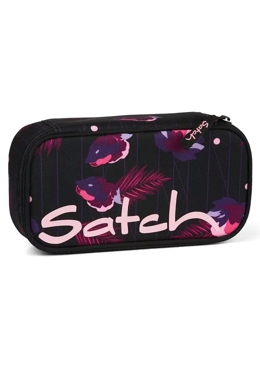 Satch Astuccio Portapenne Scolastico Poliestere Riciclato Mystic Nights Nero Viola Unisex