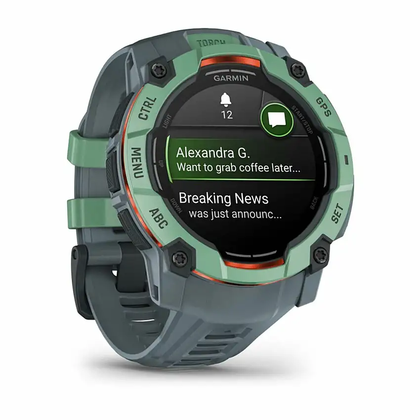 Orologio Uomo GARMIN 010-03020-01 Nero Verde 56637422
