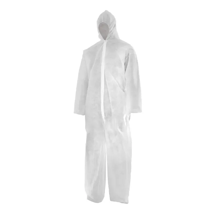 10 Pezzi - Tuta con cappuccio monouso da Lavoro Velilla 200