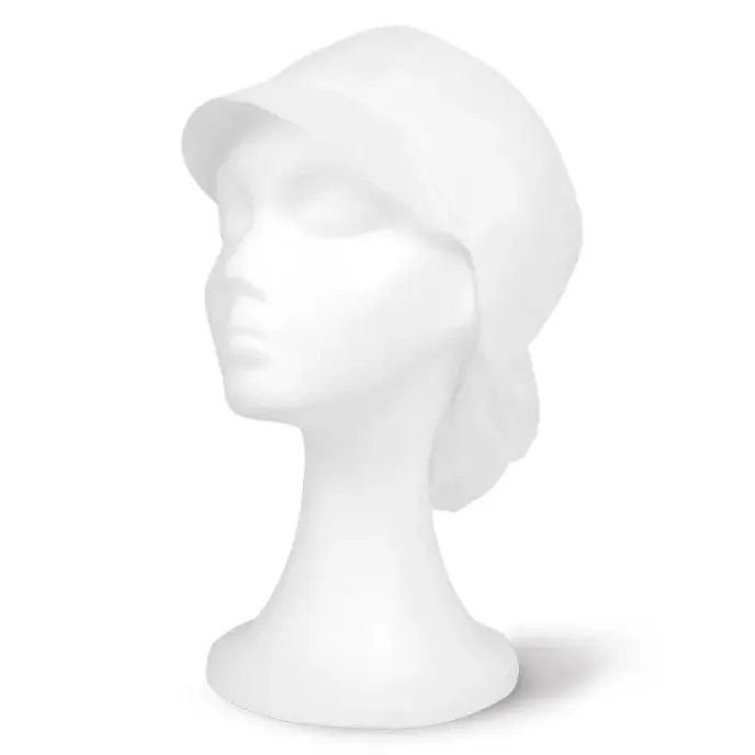 100 Pezzi - Cuffia monouso con visiera da Lavoro Velilla Lady 584001