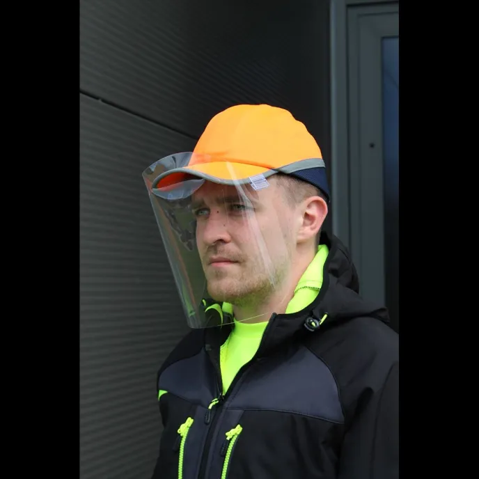 100 pezzi - Visiera APET per Bump Cap 300 Micron Portwest CV18