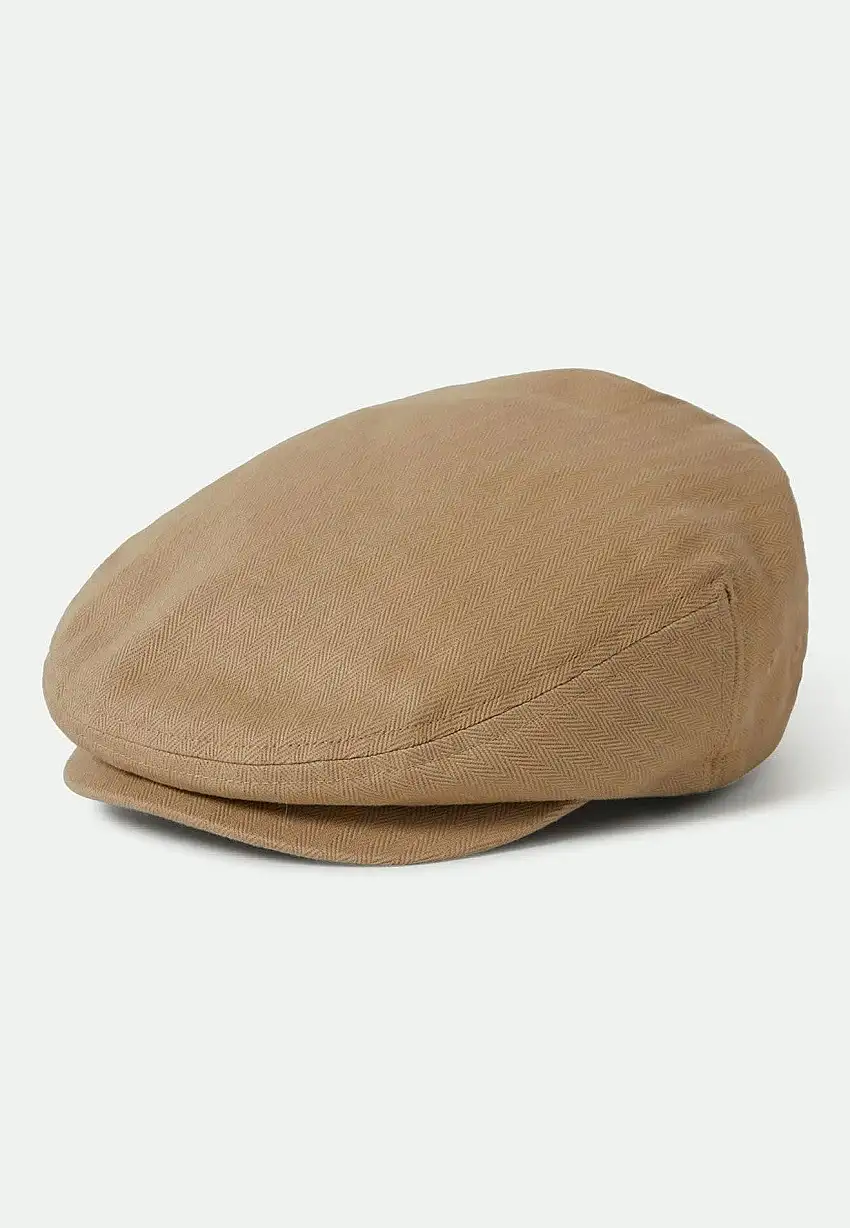 Brixton - Hooligan Snap Khaki/Sand Herringbone - Cappello