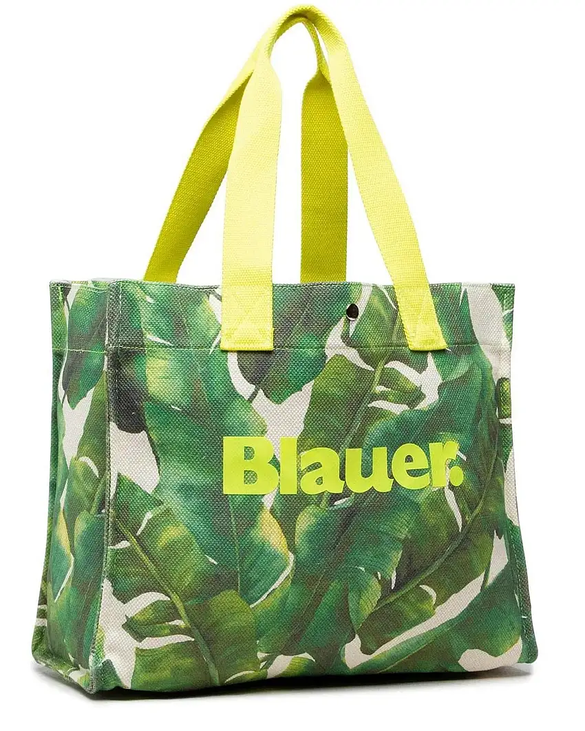 Blauer Tracolla Beach Tote Shopper Multicolore Donna