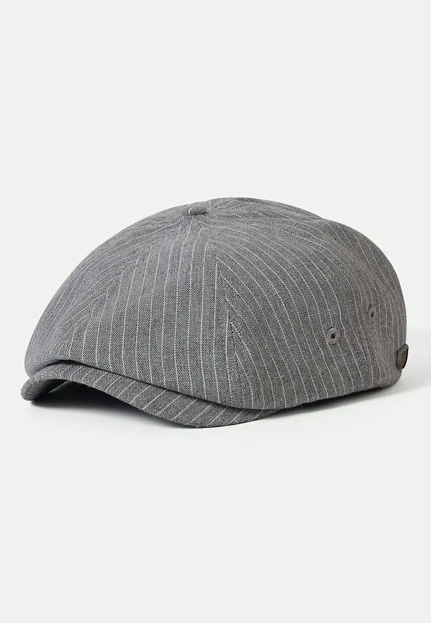Brixton - Brood Snap Light Grey/White Stripe Chambr - Cappello