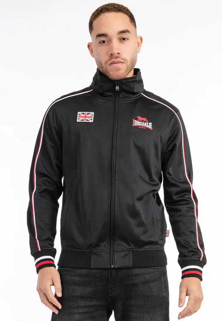 Lonsdale - Skellberry Black/Red/White - Giacca della tuta