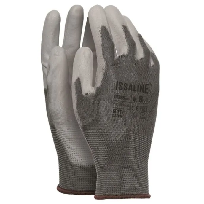 12 Paia - Guanti da lavoro Soft Catch Nylon - Issa Line 07285