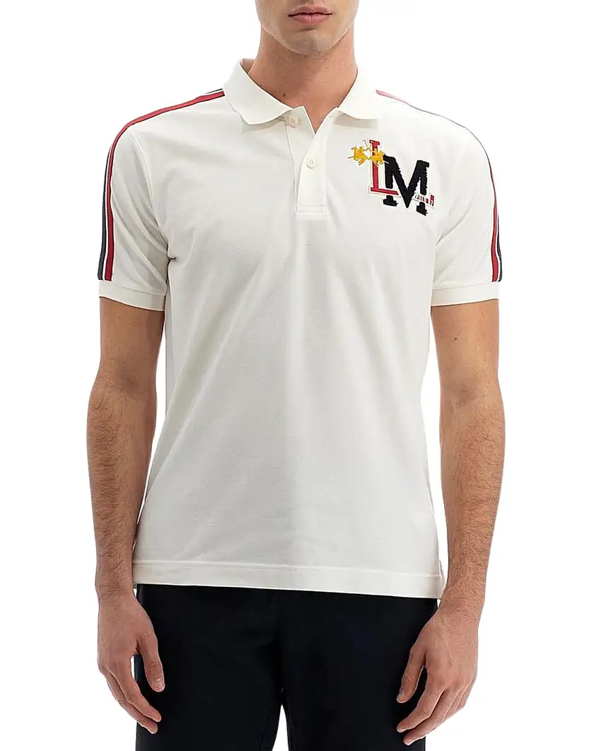 La Martina Polo Manica Corta Wai Regular Fit Bianco