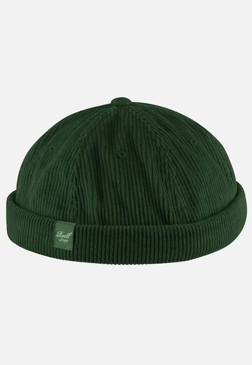 REELL - Docker Dark Green Cord - Docker Cap