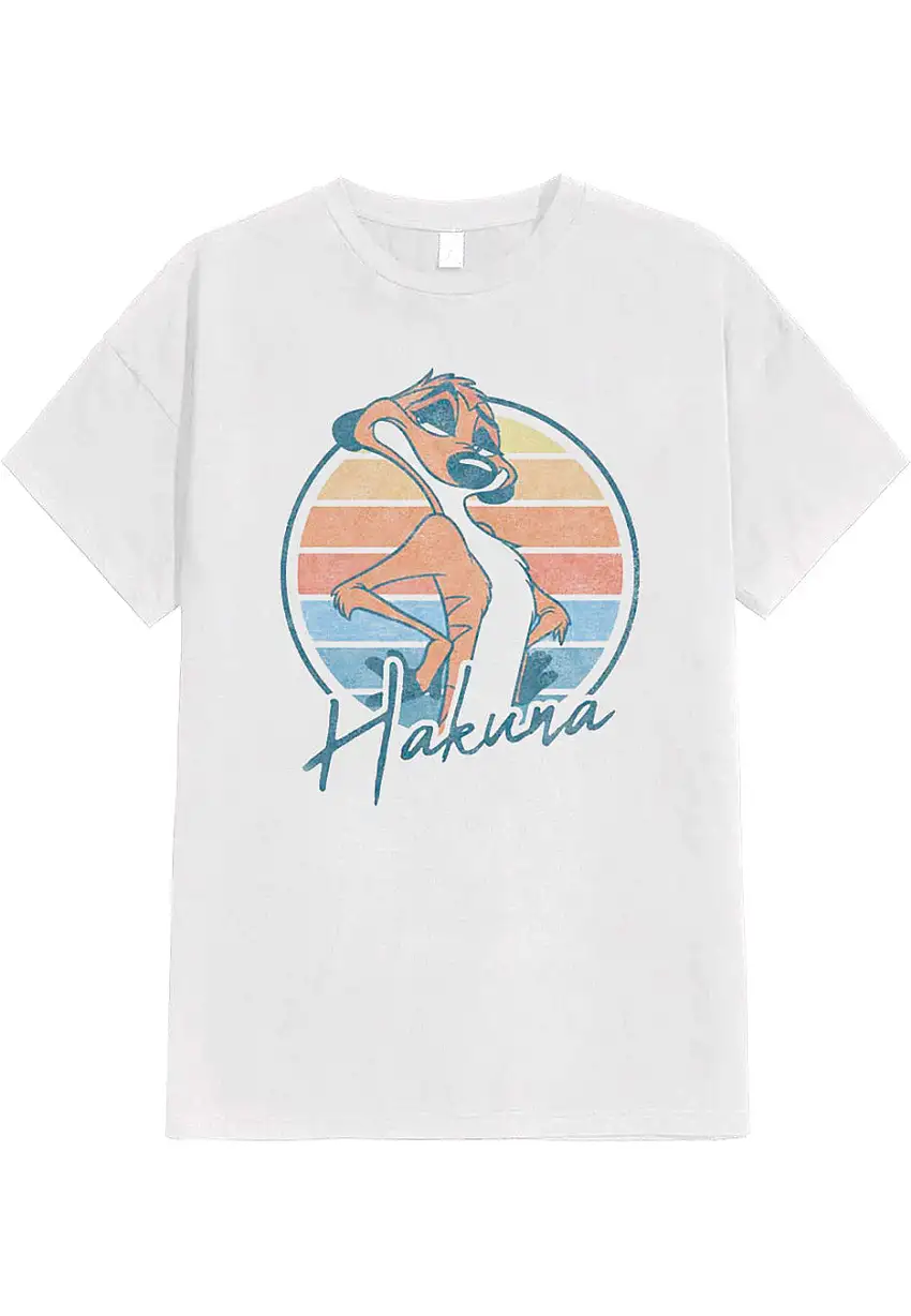 The Lion King - Timon White - T-Shirt