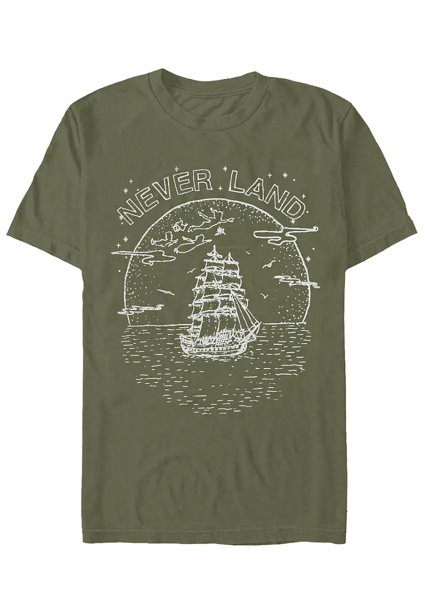 Peter Pan - Neverland Military Green - T-Shirt
