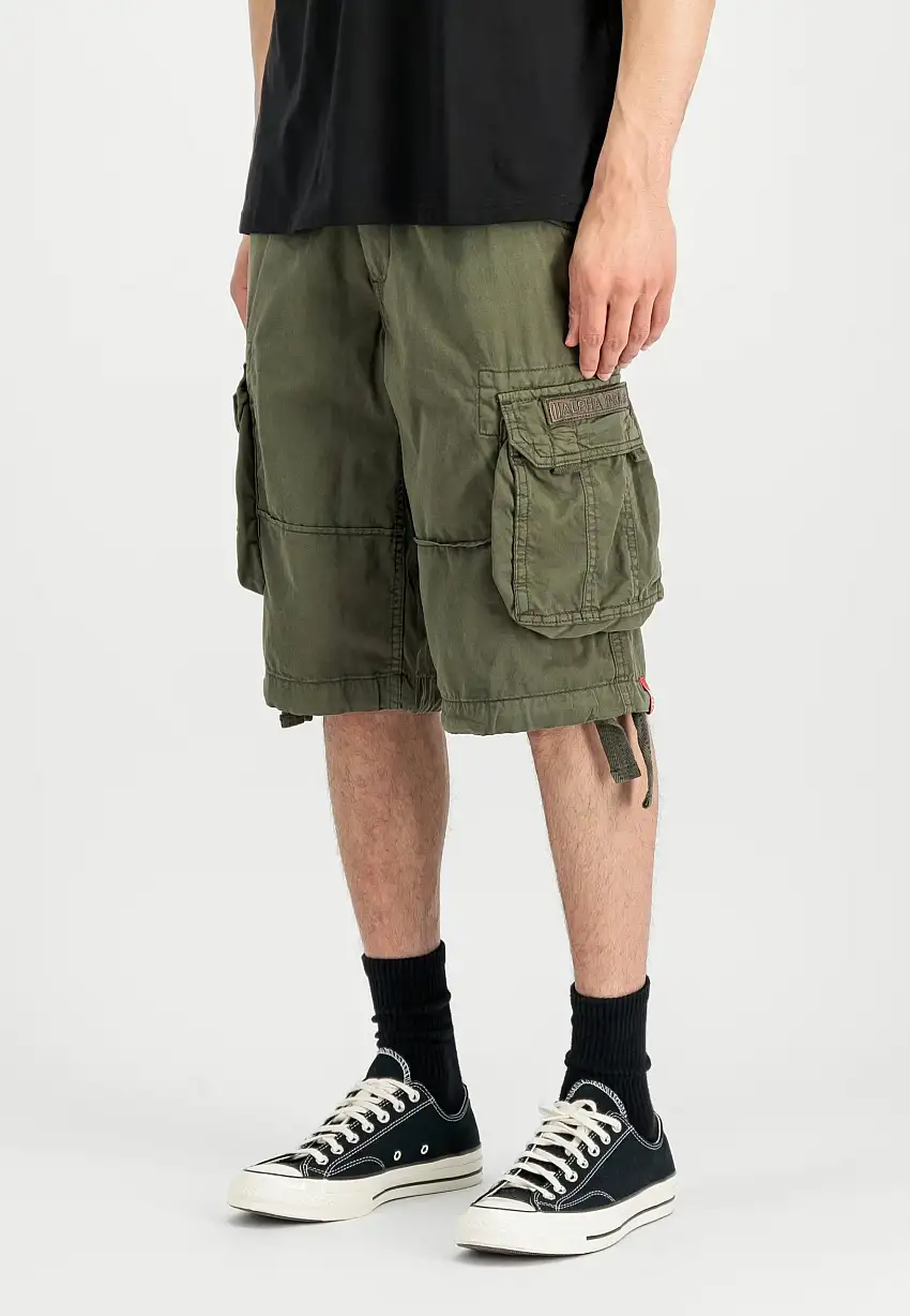 Alpha Industries - Jet Short Dark Olive - Pantaloncini