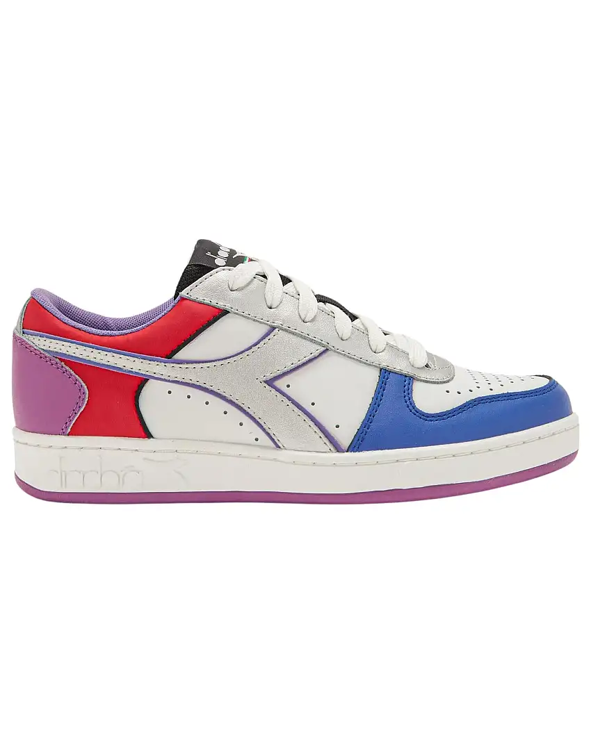 Diadora Sneakers Magic Basket Low Galaxy Similpelle Argento