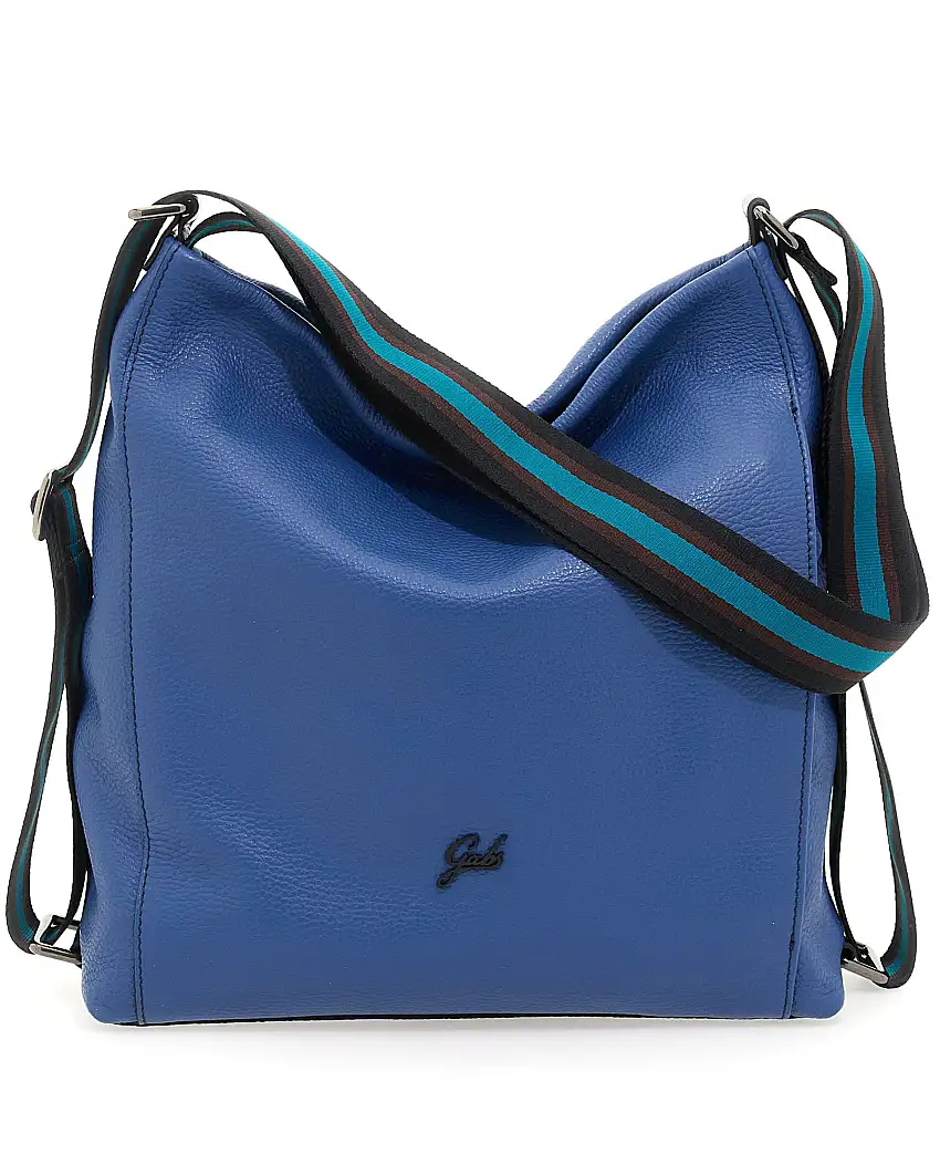 Gabs Borsa Spalla Pelle Martellata Verde