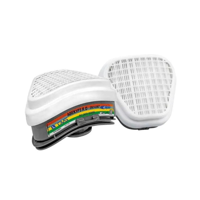 2 Pezzi- Coppia filtri ABEK1P3 Ricambio SPR491 Logica SPR492