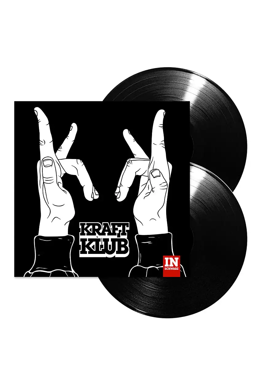 Kraftklub - In Schwarz - 2 Vinyl