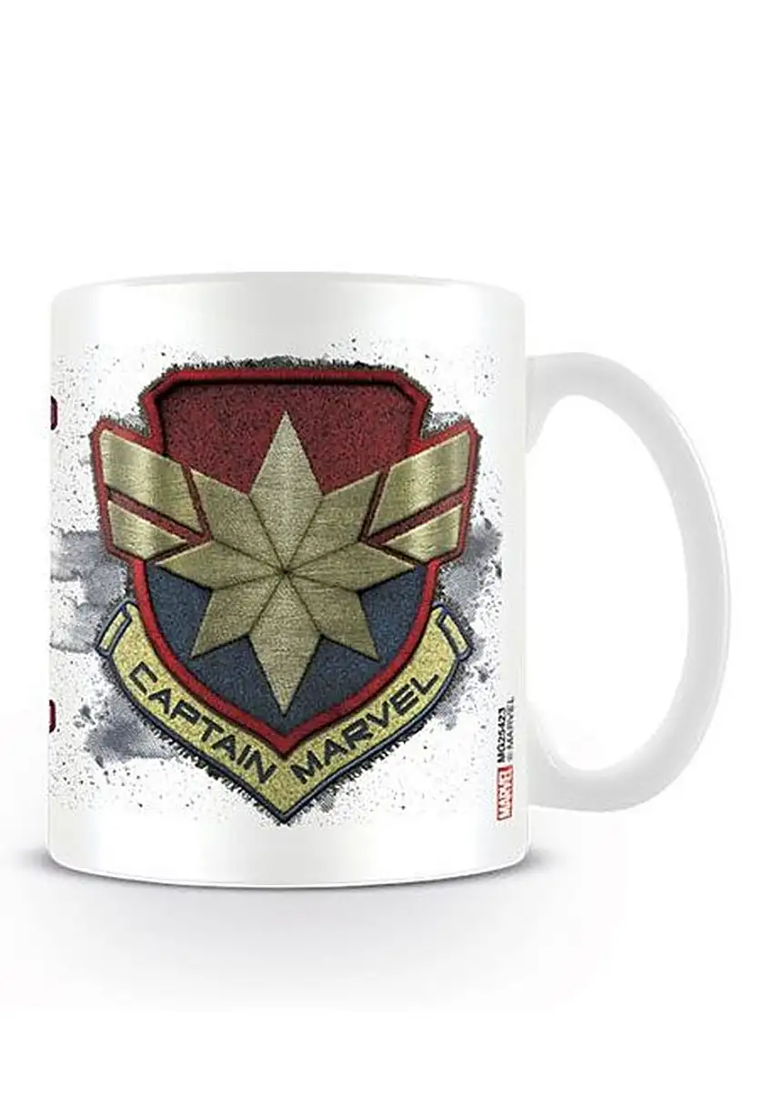 Captain Marvel - Badge - Tazza