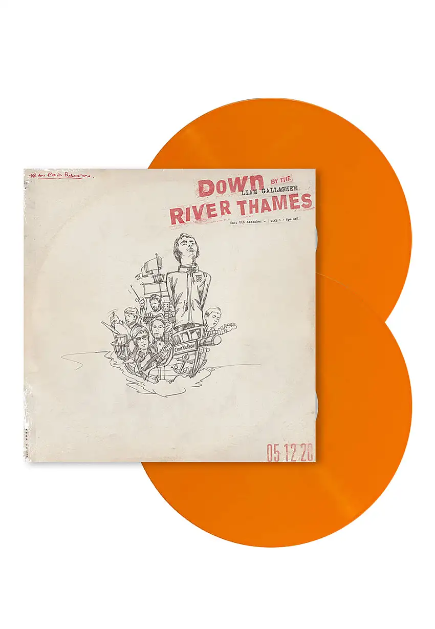 Liam Gallagher - Down By The River Thames (Live) Orange - Colored 2 Vinyl