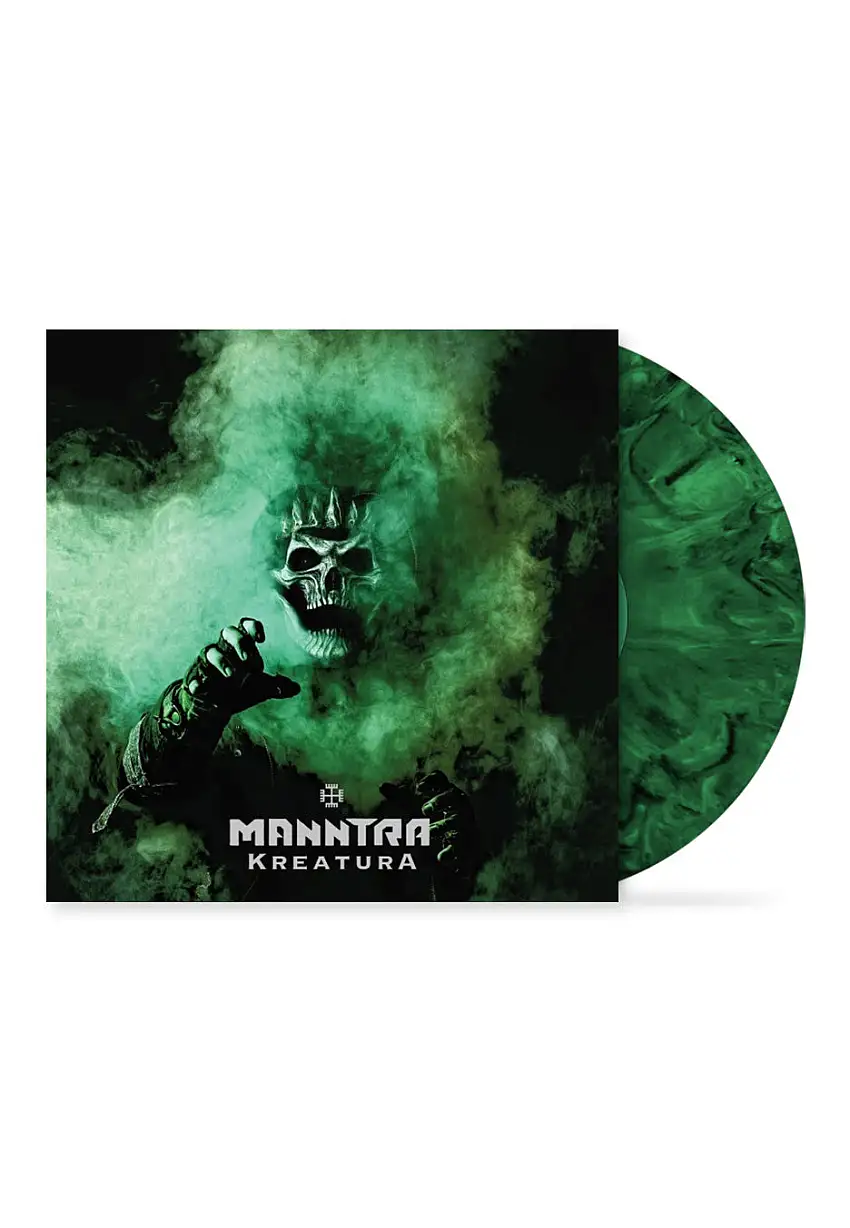 Manntra - Kreatura Transparent Green w/ Black - Splattered Vinyl