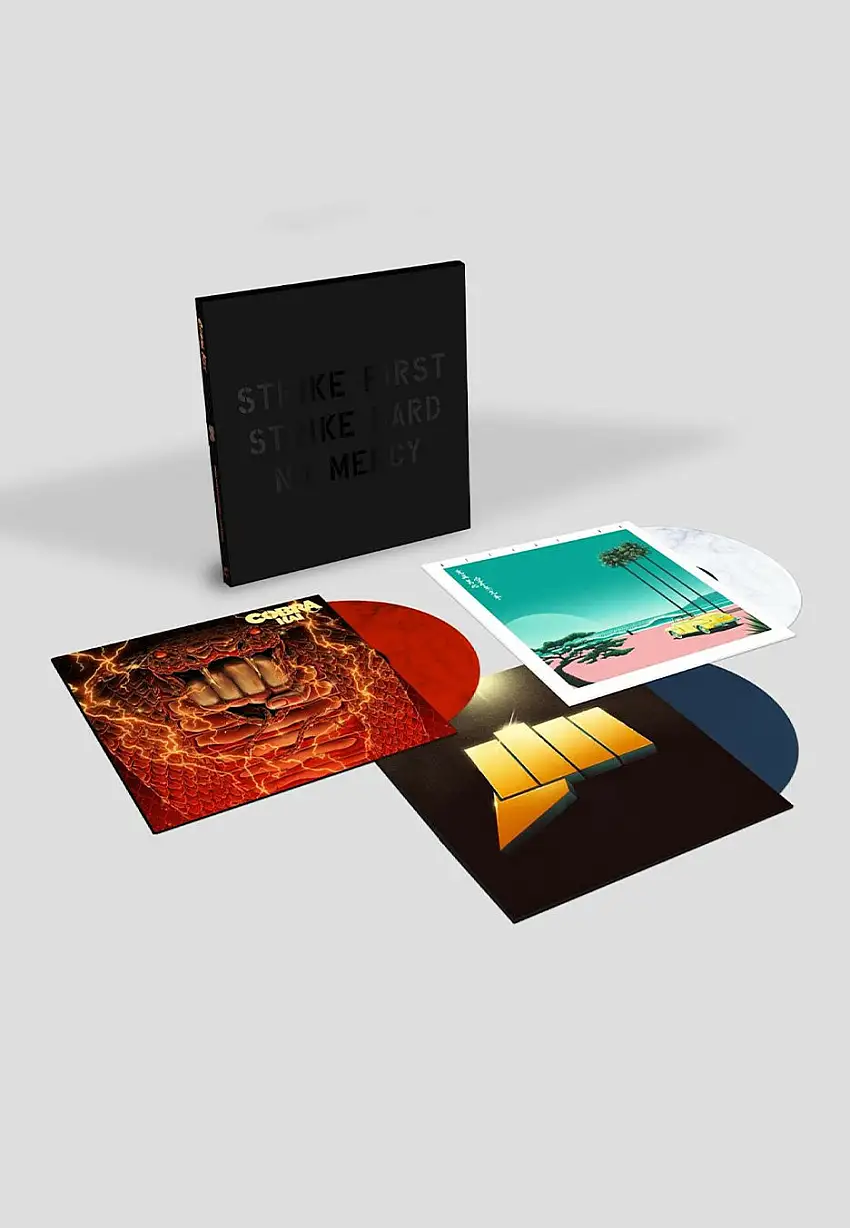 Cobra Kai - Cobra Kai OST (Leo Birenberg / Zach Robinson) Red/White/Blue - Colored 3 Vinyl Boxset