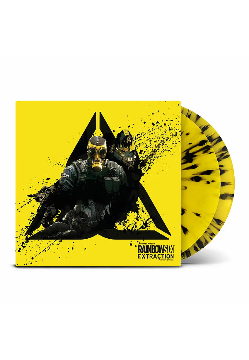 Tom Clancy's Rainbow Six Extraction - OST (James Duhamel) Yellow/Black - Splattered 2 Vinyl