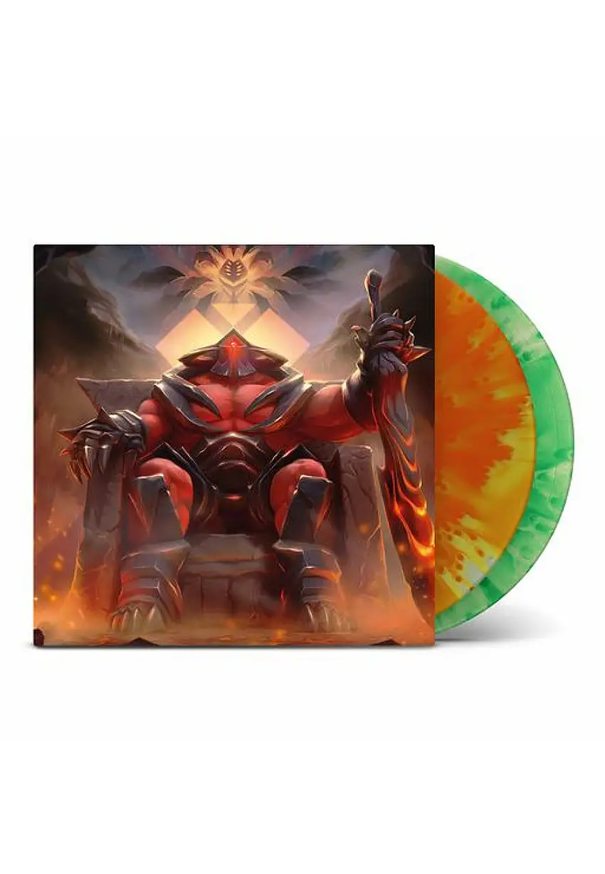 RuneScape - Elder God Wars Dungeon OST (Jagex Audio Team) Orange/Clear & Green/Clear - Colored 2 Vinyl