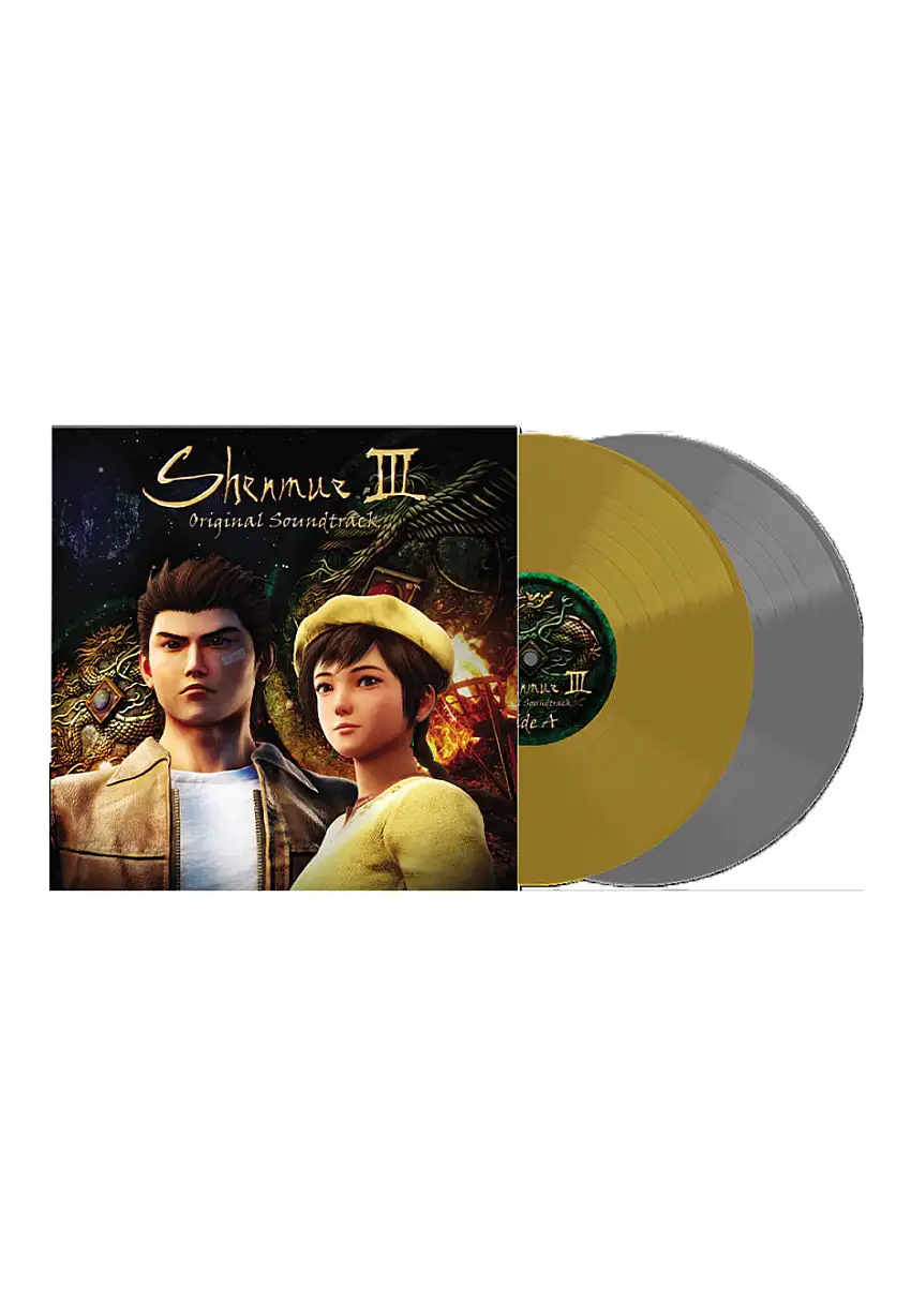 Shenmue - Shenmue III: Music Selection OST (Ys Net) Silver & Gold - Colored 2 Vinyl