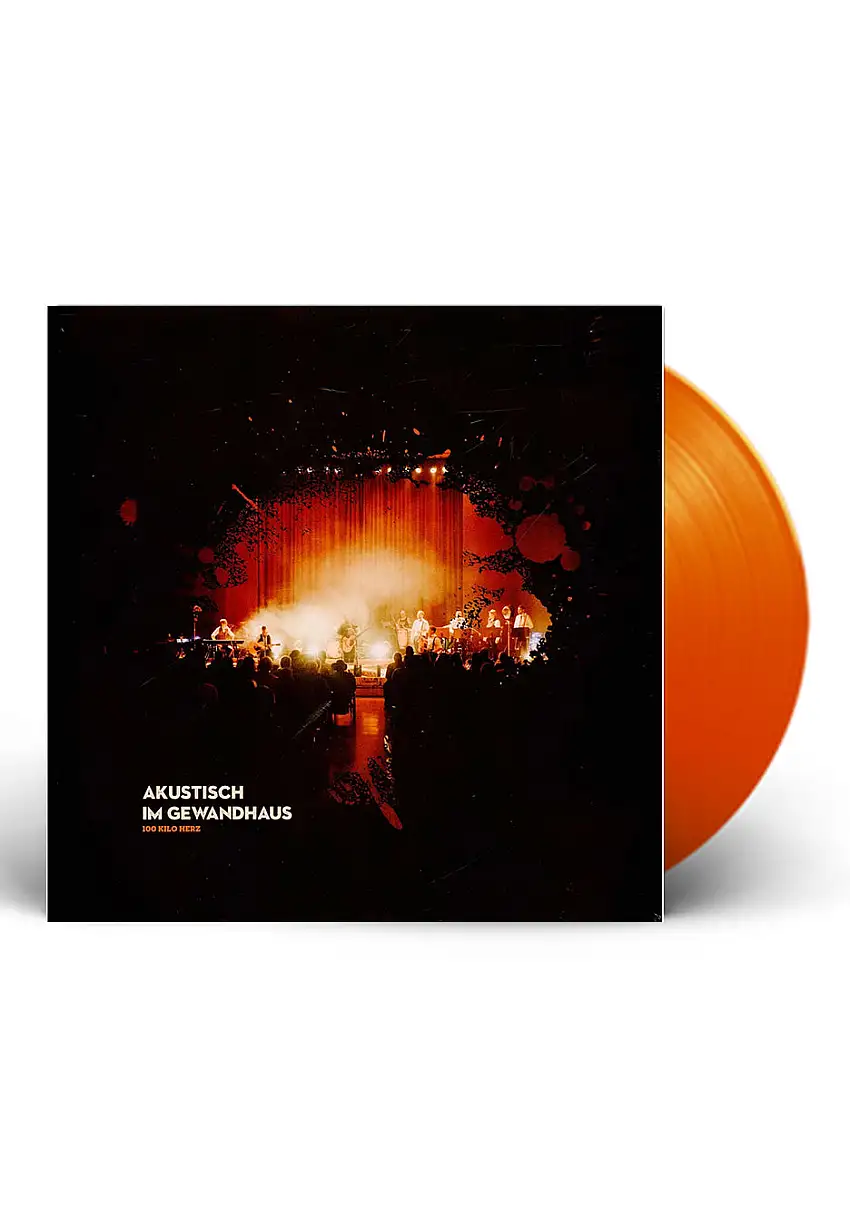 100 Kilo Herz - Akustisch im Gewandhaus Ltd. Edition Transparent Orange - Colored Vinyl + Mediabook