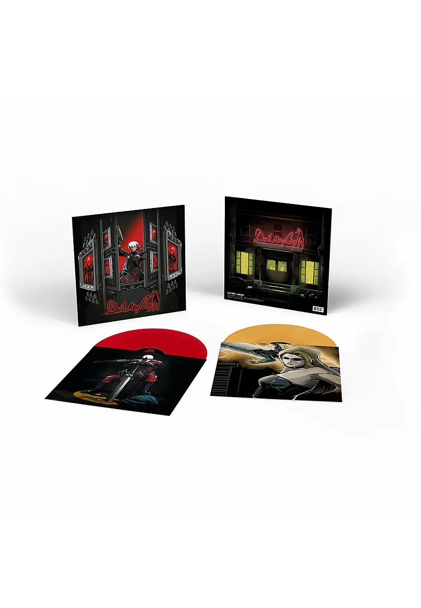 Devil May Cry - Devil May Cry OST (Capcom Sound Team) Transparent Red & Ochre - Colored 2 Vinyl