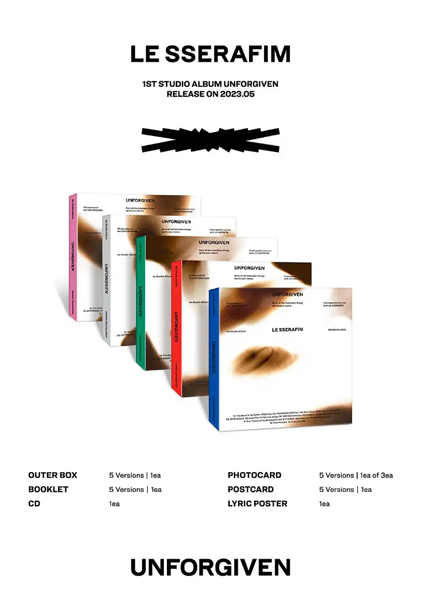 Le Sserafim - Unforgiven (Compact Version) - CD