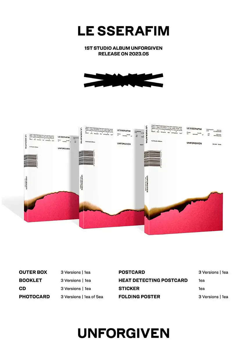 Le Sserafim - Unforgiven (Vol.2) - CD
