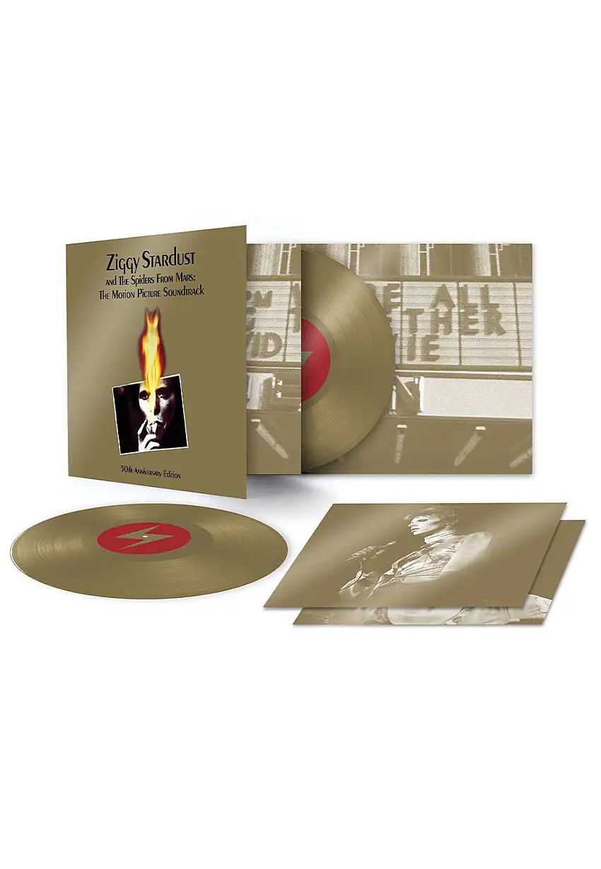 David Bowie - Ziggy Stardust And The Spiders From Mars (50th Anniversary Edition) Gold - Colored 2 Vinyl