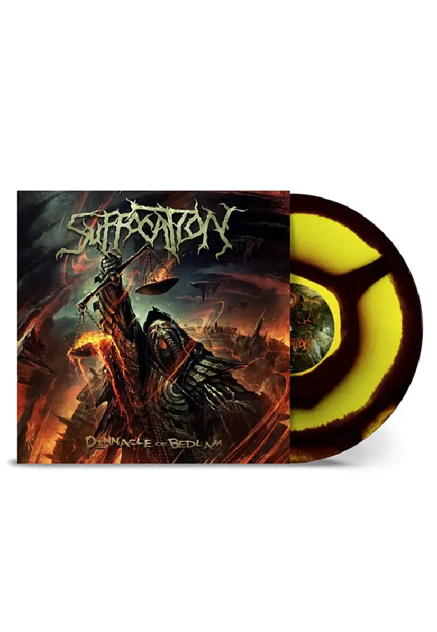 Suffocation - Pinnacle Of Bedlam Ltd. Yellow/Black Corona - Colored Vinyl