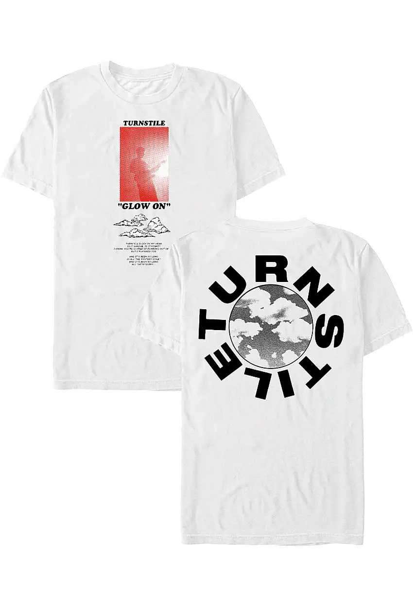 Turnstile - Pat Glow On White - T-Shirt