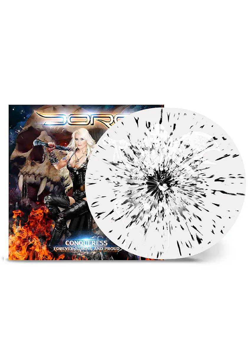 Doro - Conqueress - Forever Strong And Proud Ltd. White/Black - Splattered 2 Vinyl