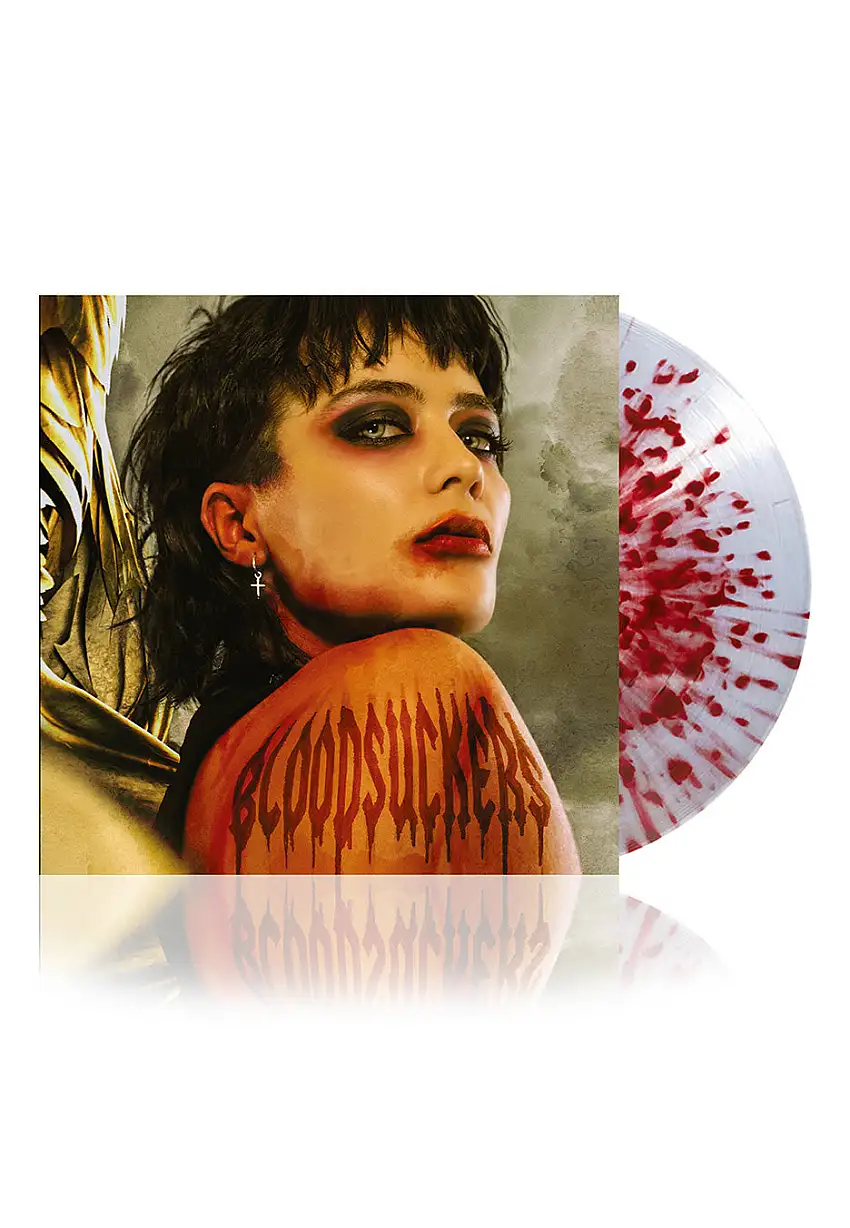 Saint Agnes - Bloodsucker Silver w/ Red/Black - Splattered Vinyl
