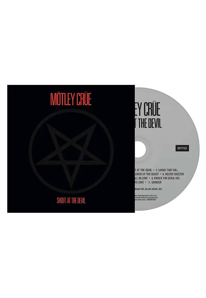 Mötley Crüe - Shout At The Devil (40th Anniversary) Ltd. LP Replica - CD