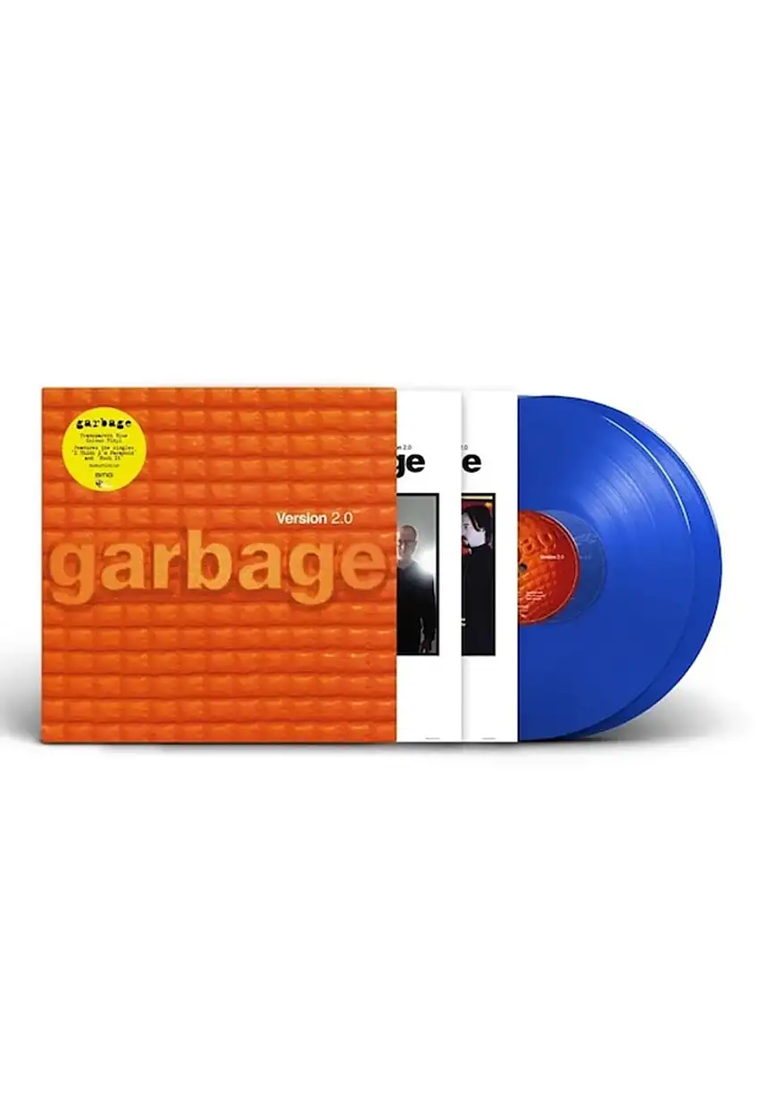 Garbage - Version 2.0 Transparent Blue - Colored 2 Vinyl