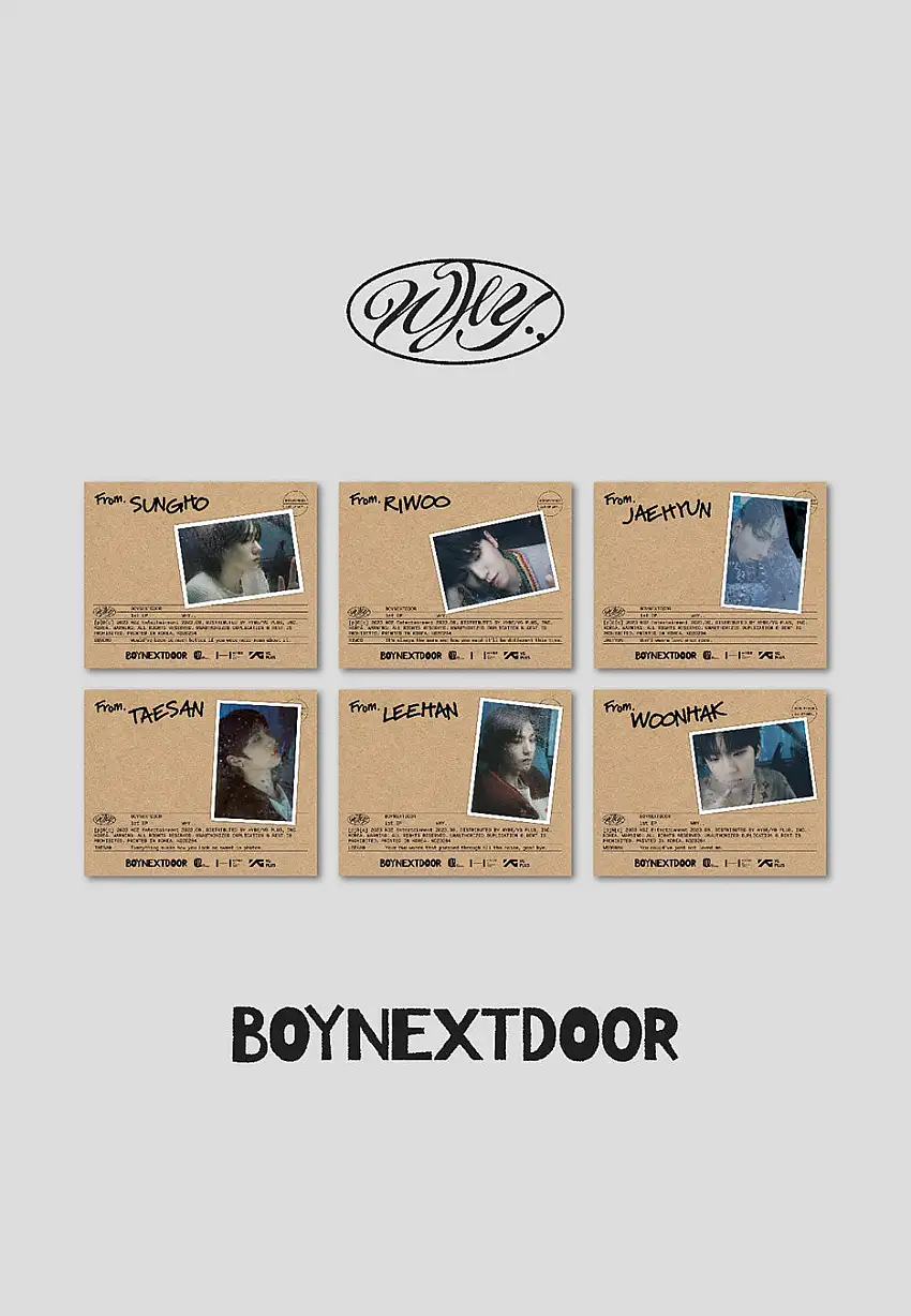 BOYNEXTDOOR - Why.. (Letter Version) - CD