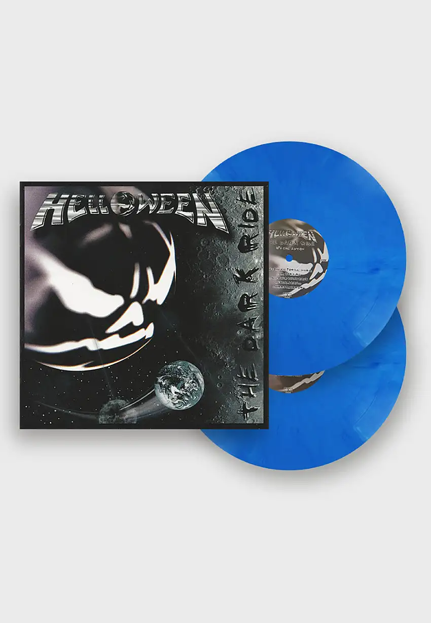 Helloween - The Dark Ride Ltd. Blue/White - Marbled 2 Vinyl