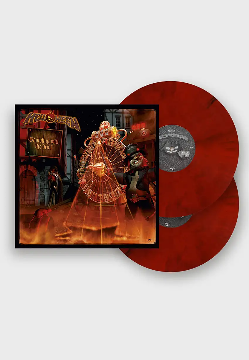 Helloween - Gambling With The Devil Ltd. Red/Black - Marbled 2 Vinyl