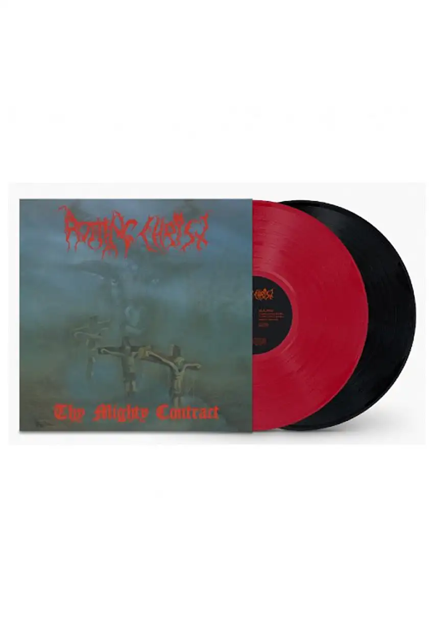 Rotting Christ - Thy Mighty Contract (30th Anniversary) Ltd. Black & Red - Colored 2 Vinyl