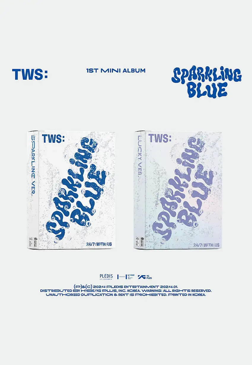 TWS - Sparkling Blue (Lucky Version) - CD