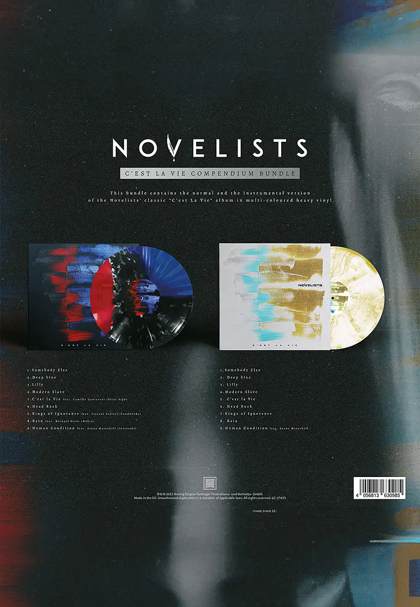 Novelists - C'est La Vie (Compendium Bundle) Ltd. Blue/Black/Red & White w/ Gold - Colored 2 Vinyl