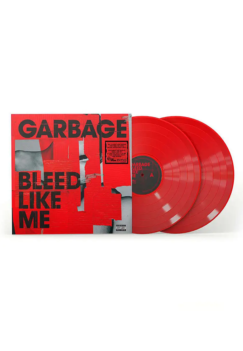 Garbage - Bleed Like Me (2024 Remaster) Ltd. Transparent Red - Colored 2 Vinyl