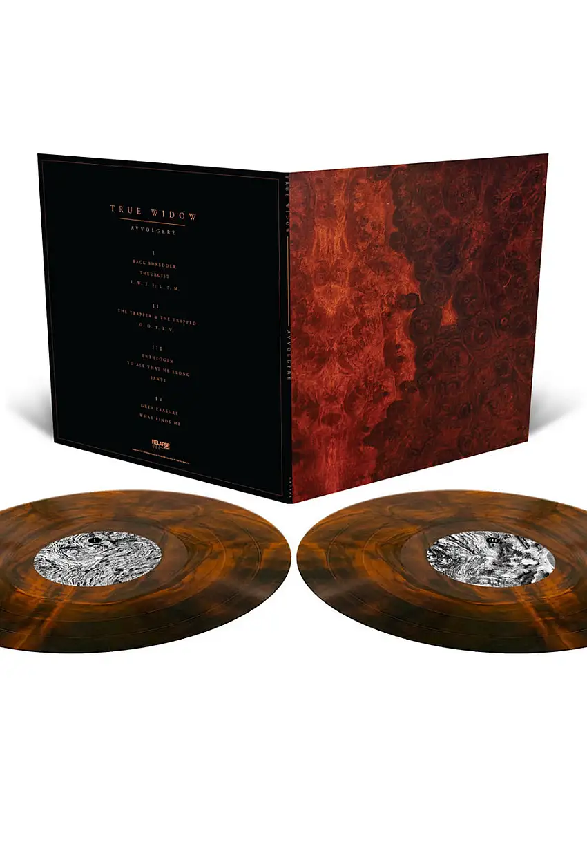 True Widow - AVVOLGERE Ltd. Orange Krush/Black Galaxy - Colored 2 Vinyl