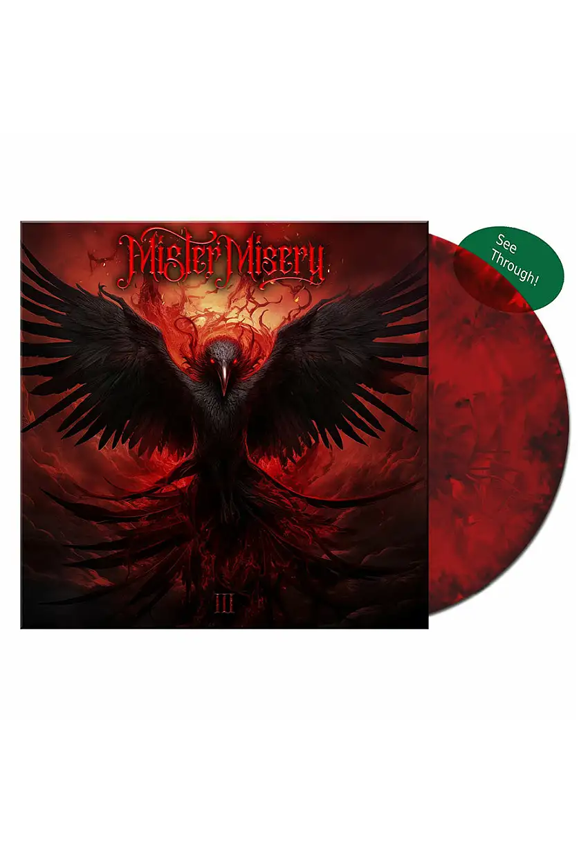 Mister Misery - Mister Misery Ltd. Transparent Red/Black - Marbled Vinyl