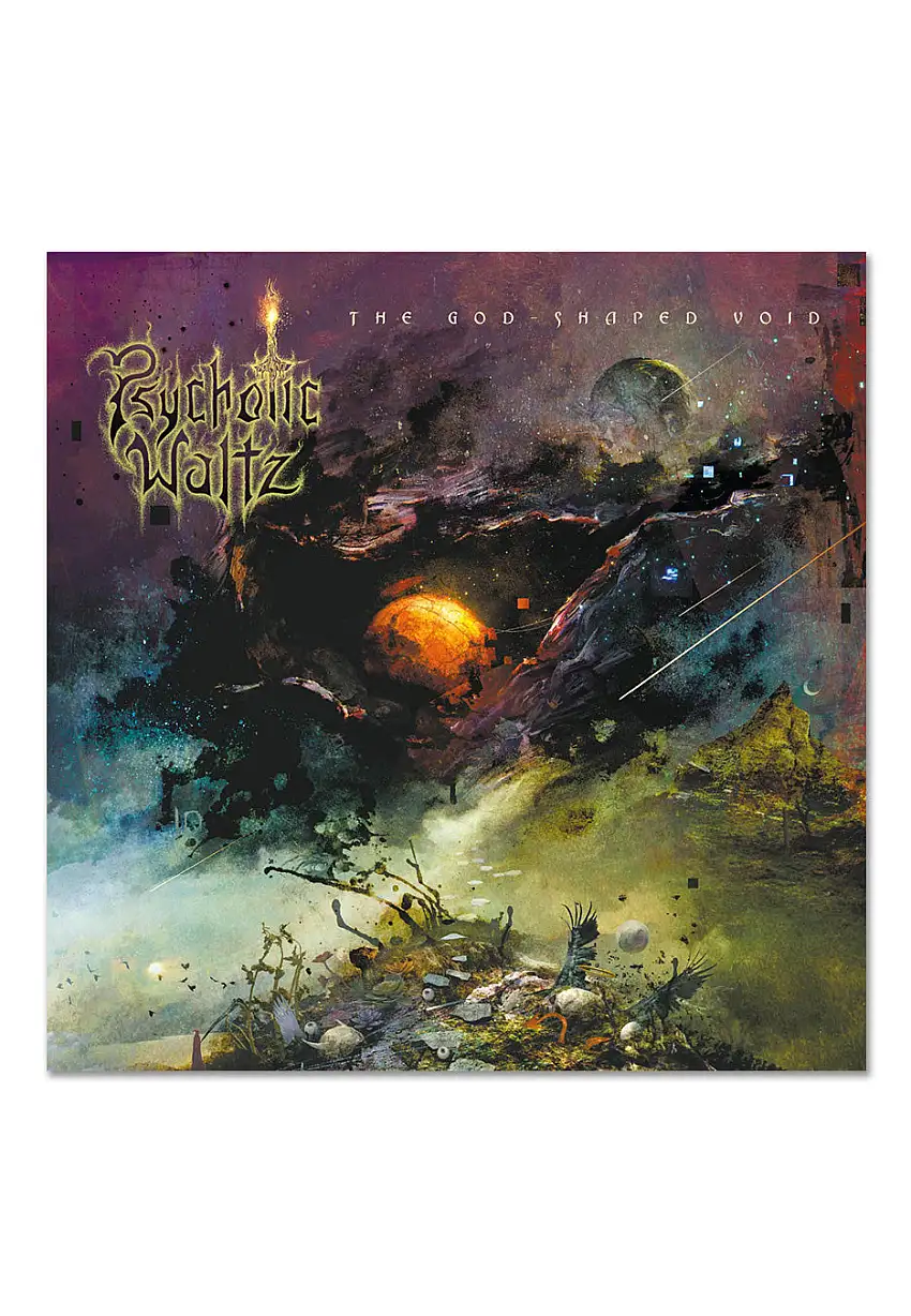 Psychotic Waltz - The God-Shaped Void Ltd. Transparent Red/Solid White - Colored 2 Vinyl