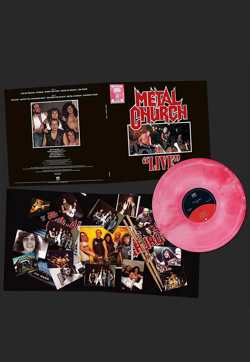 Metal Church - Live Ltd. Red/White Galaxy - Colored Vinyl